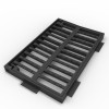 Concave folding scupper grate and frame of ductile casting B-22BDA
