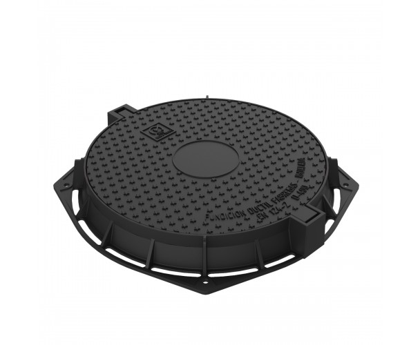 Octogonal Manhole Cover and frame of registry of ductile casting R-100-SB