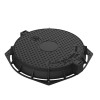Octogonal Manhole Cover and frame of registry of ductile casting R-100-SB