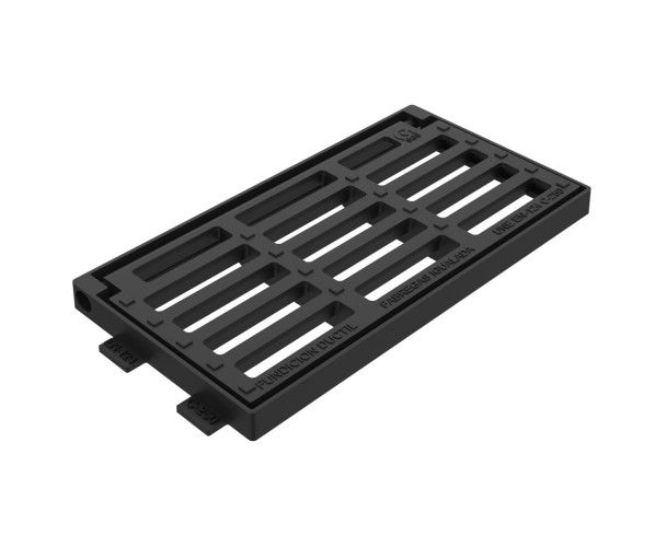 Grille et cadre Portofino dalot inclinable en fonte B-31D