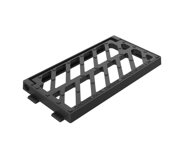 Grille et cadre Portoalegre dalot inclinable en fonte dúctile B-31DD