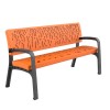 Maverik Polyethylene Plastic Bench urban furniture to sit in parks and gardens