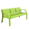 Alvium Plastic Bench urban furniture to sit in parks and gardens