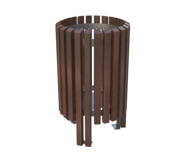 Papelera Salou WPC para calle C-21S-WPC