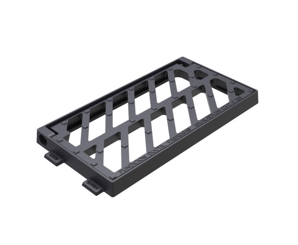 Portoalegre folding scupper grate and frame of ductile casting B-31DD