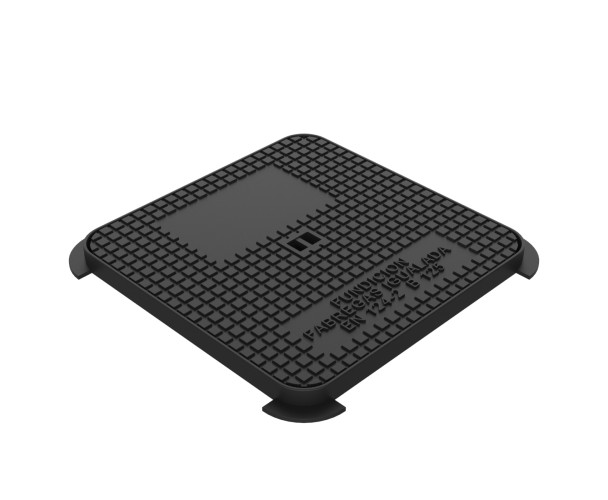 Tapa i marc quadrat hidràuliques fundició dúctil D-14 30x30 B-125