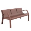 Banc Plastique Modo Mobilier urbain pour s'asseoir parcs et jardins
