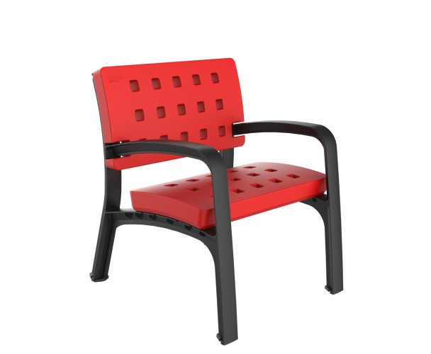 Silla Modo de Plastico Modo Mobiliario urbano para sentarse parques y jardines