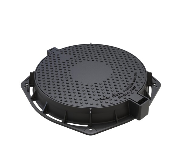 Octogonal Manhole Cover and frame of registry of ductile casting R-100-SBG